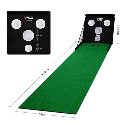 66X300Cm Golf Chipping & Putting Practice Net Portable & Multifunctional
