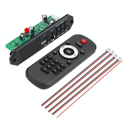 12V Bluetooth Mp3 Decoder Board W / 80W Power Amp & Colour Screen - Big Remote Control