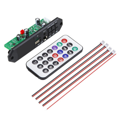 12V Bluetooth Mp3 Decoder Board W / 80W Power Amp & Colour Screen - Big Remote Control
