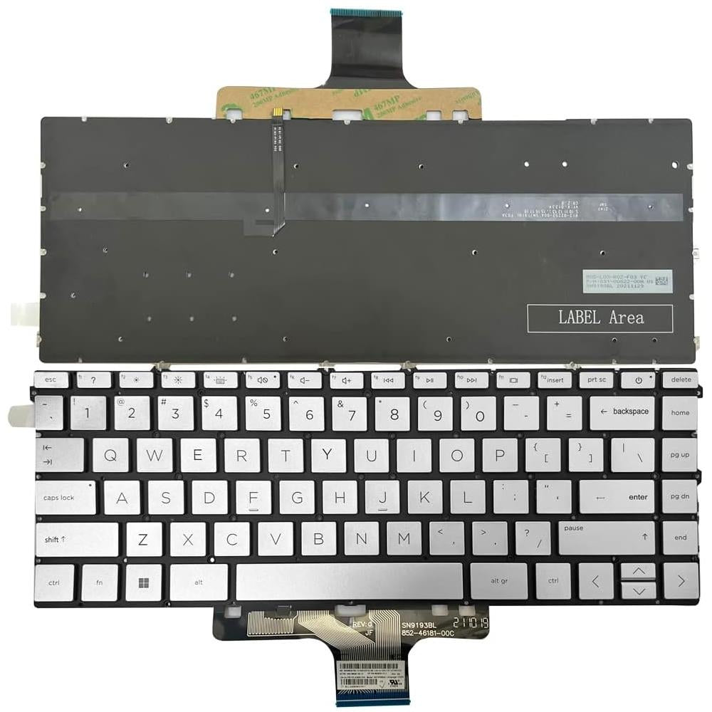Backlit Keyboard for us Version Devices - For Hp 15-Ab