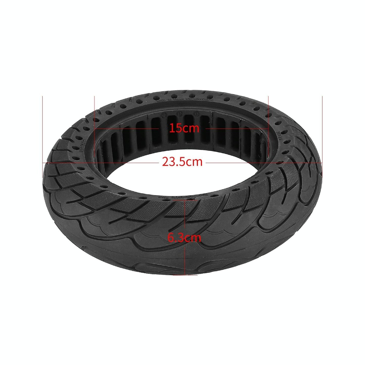 Shock-absorbing 10 Tubeless Honeycomb Tire for Ninebot Max G30