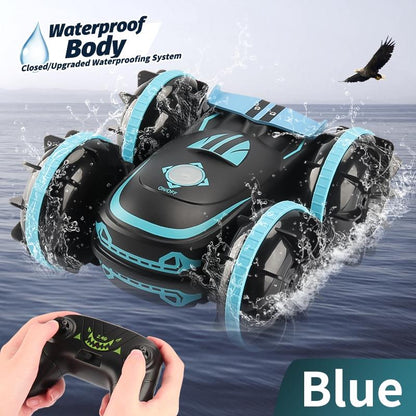 2.4g Amphibious Rc Vehicle - Green / Blue