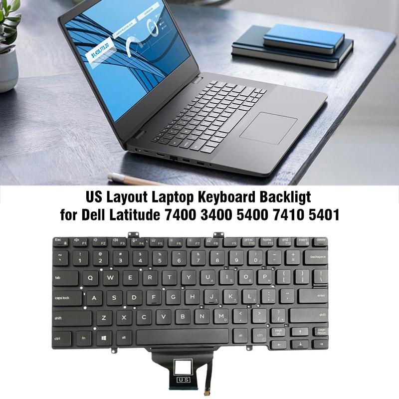 Backlit Keyboard for us Version Devices - For Dell Latitude 7400 / 3400