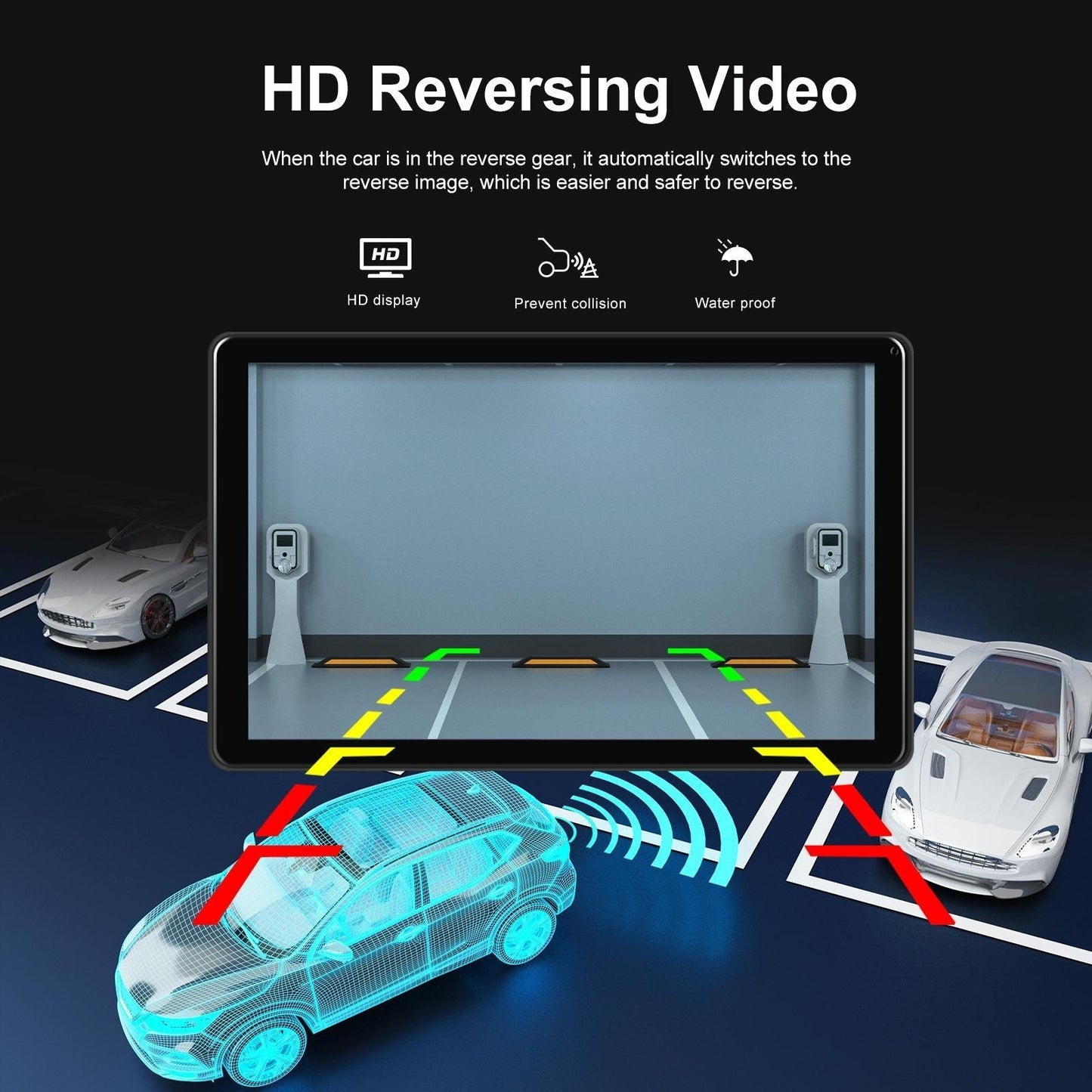 8 Inch Full Touch Car Screen Player - Horizontal / Vertical Carplay / Android Auto - Standard