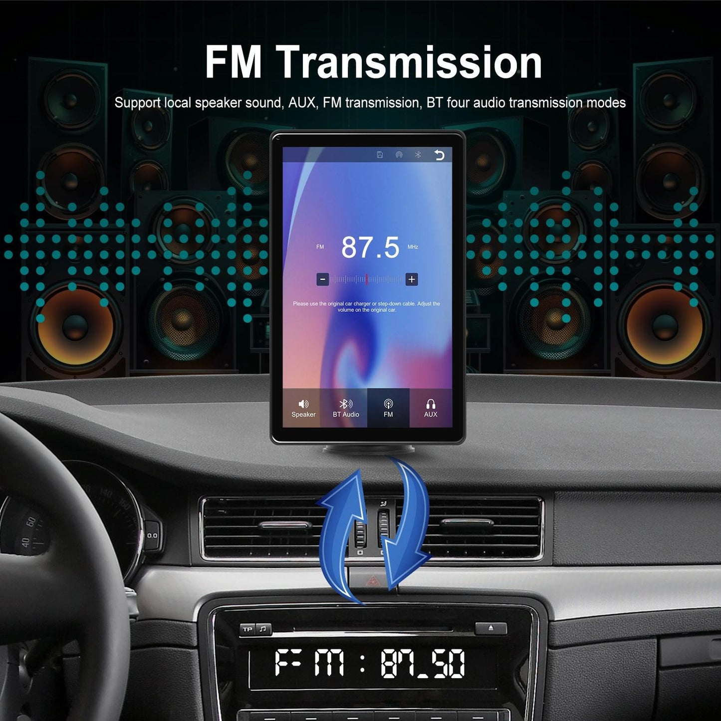8 Inch Full Touch Car Screen Player - Horizontal / Vertical Carplay / Android Auto - Standard