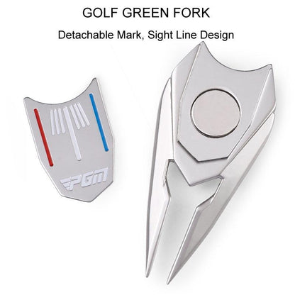 Metal Golf Green Fork for Fairway Repair with Mark