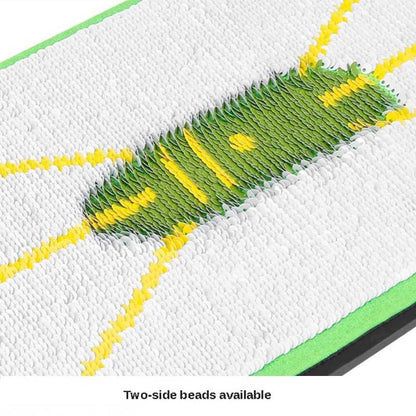 Golf Batting Pad Swing Practitioner Beads Training Cushion No Balls