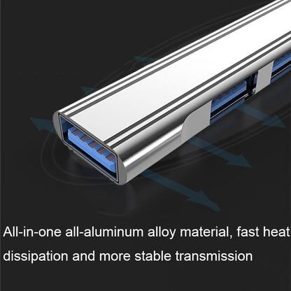 4-In-1 Mini Docking Station Type-C / Usb-C 3.0 Gray