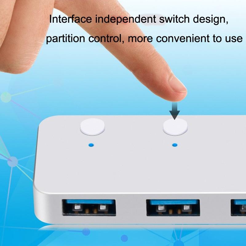 Usb 3.0 4-Port Type-C Aluminum Alloy Hub 120Cm Cable