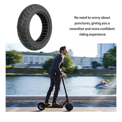 Ninebot Max G30 Scooter Tire - 10x2.5 Inch Solid Rubber Black