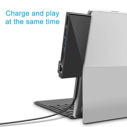 6-In-1 Rj45 / Usb 3.0 / Hdmi / Sd / Tf Hub For Surface Pro 5 / 6