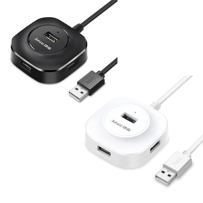 High-Speed 4-Port Usb2.0 Docking Hub Black 1.2M