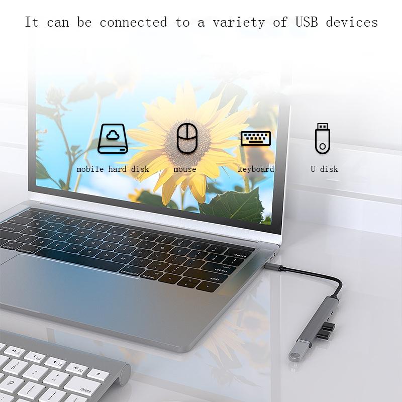 4-In-1 Usb3.0 Type-C Extender Dock