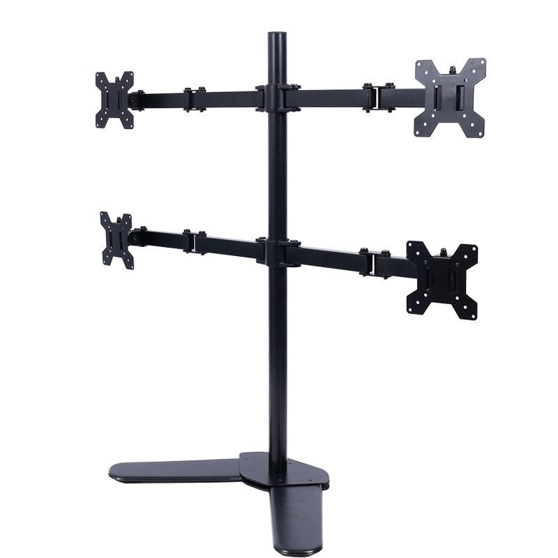 Multi-screen Desktop Monitor Stand Base - Lifts and Organizes