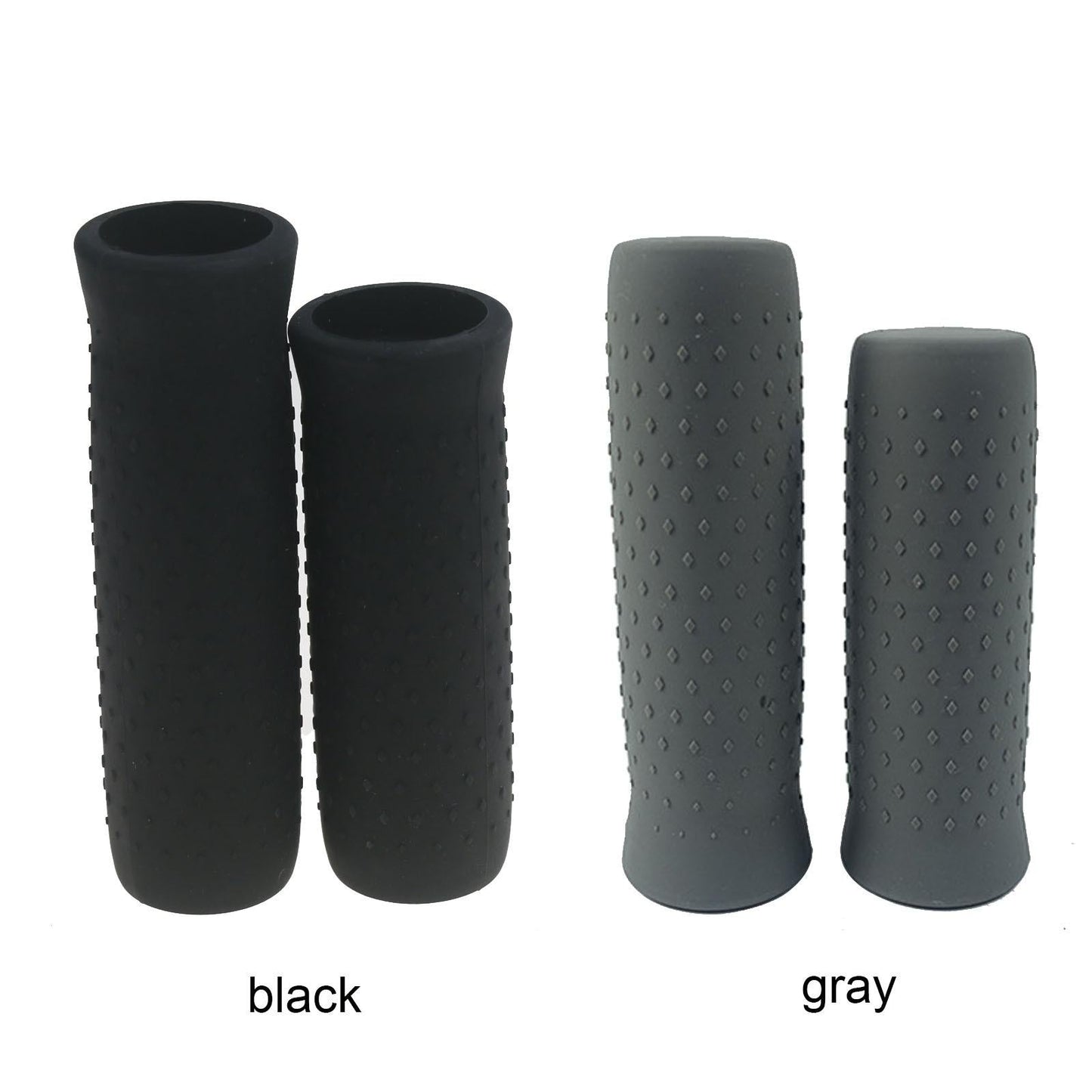 Silicone Handbar Cover for Ninebot G30 Max - Gray 1 Pair