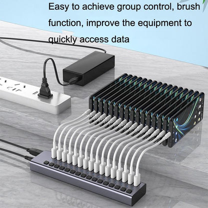10-Port Usb3.0 Docking Hub For Computers