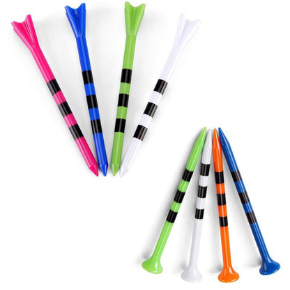 30-pack Golf Ball Tees with Limit Scale Line - Green 83mm - Qt028-Blue