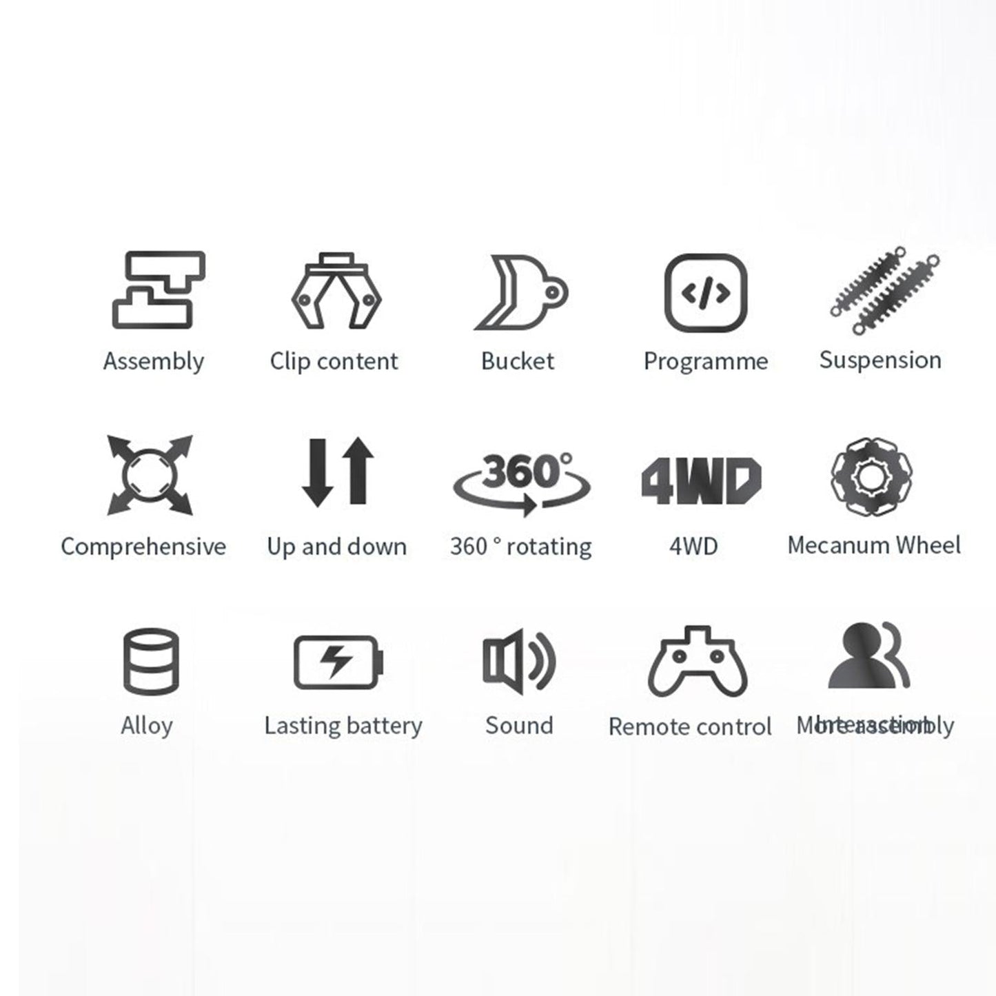 Alloy Remote Control Excavator for Engineering Projects