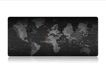Large Anti Slip World Map Mouse Pad 90 X 40Cm