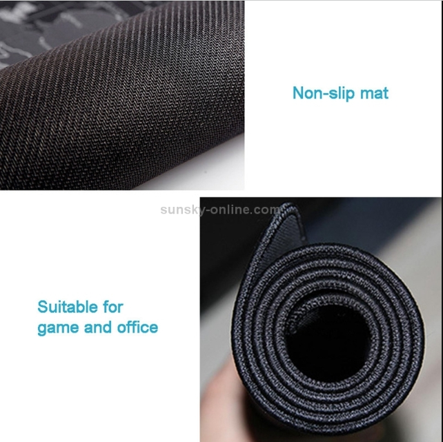 Large Anti Slip World Map Mouse Pad 90 X 40Cm