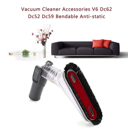 2-in-1 Bendable Anti-static Suction Head Kit for Dyson V6 Vacuum