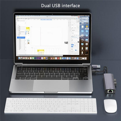 Usb-A / C Docking Station 3X Usb3.0 Usb-C Gigabit