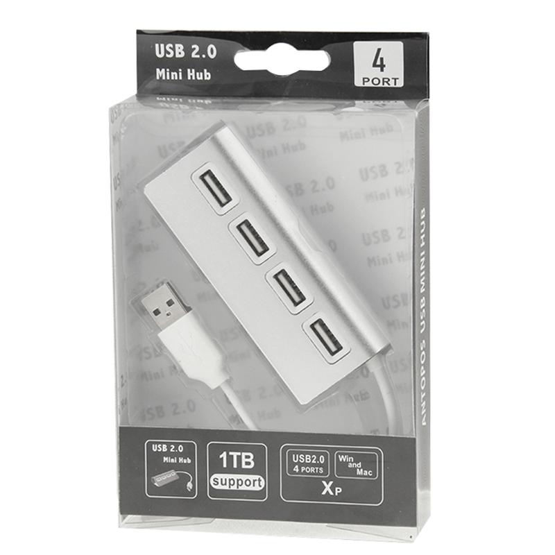 4-Port Usb 2.0 Hub High Speed & Compact