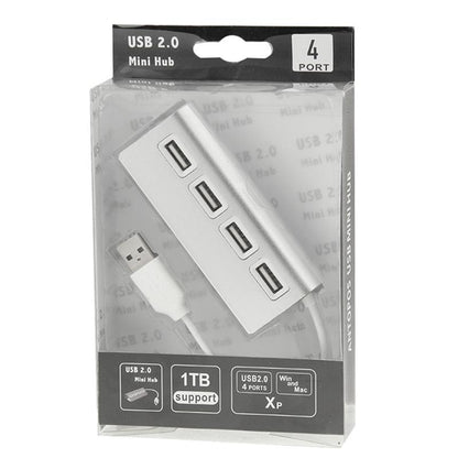 4-Port Usb 2.0 Hub High Speed & Compact