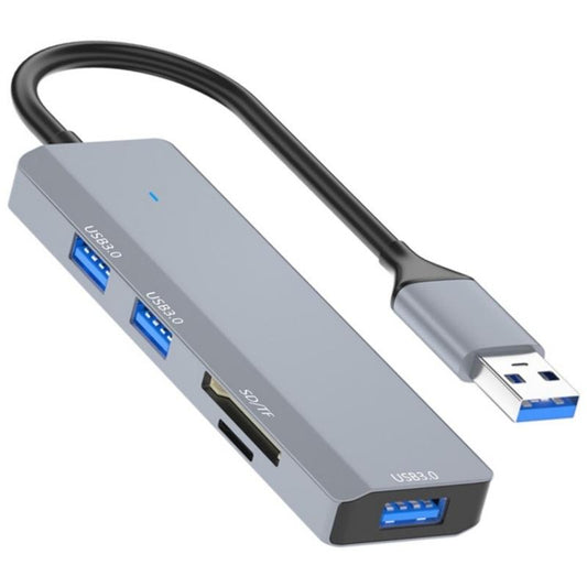 3 Usb 3.0 + 2 Card Reader Slots Multi-Port Hub