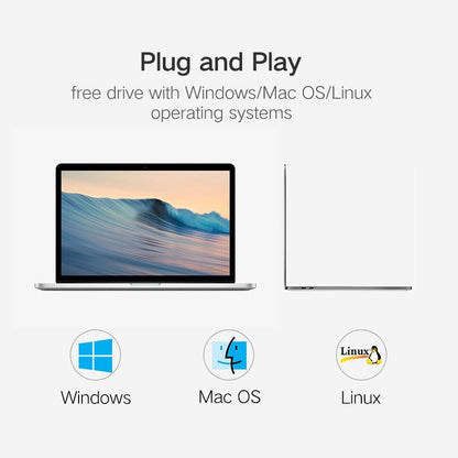 4-Port Usb 3.0 Hub With Individual Switches Black