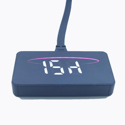 Car Hud Display Water Temp Per Hour Color Changing Light