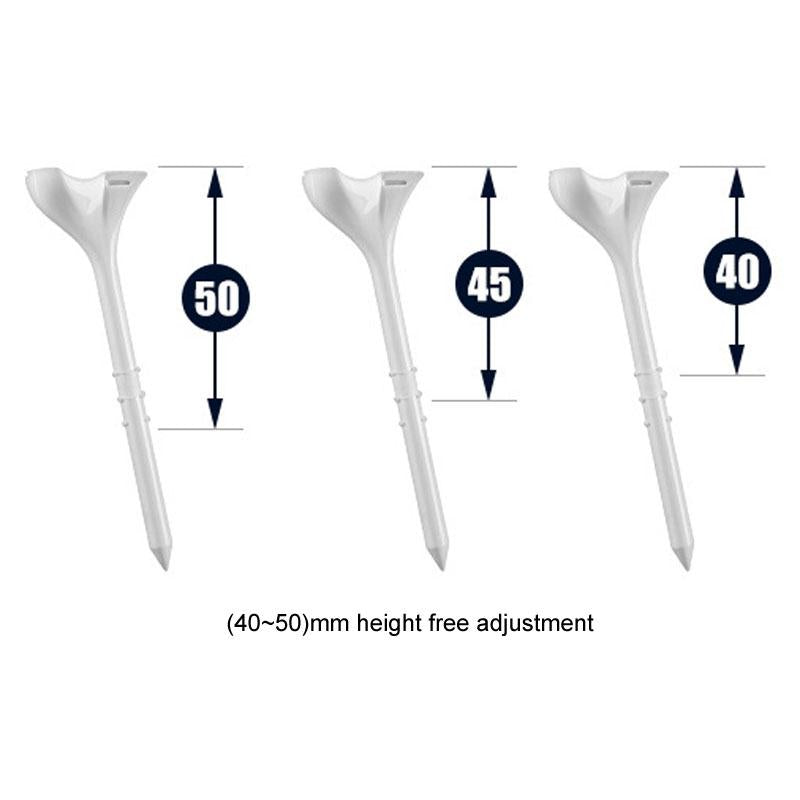 20-pack Golf Ball Tees with 10-degree Angled Spike