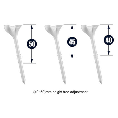 20-pack Golf Ball Tees with 10-degree Angled Spike
