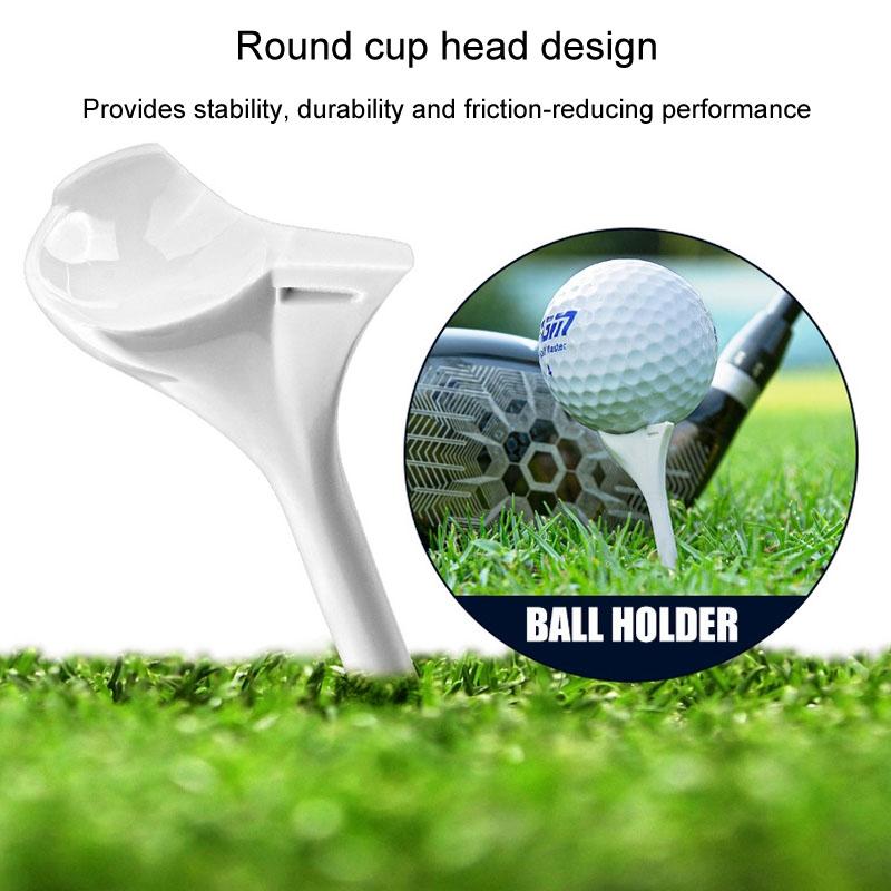 20-pack Golf Ball Tees with 10-degree Angled Spike