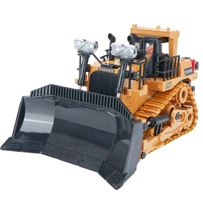 2.4g Rc 9-channel Heavy Bulldozer 1 24 Crawler - Multi-function