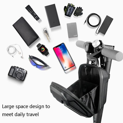 Universal Waterproof Front Bag for Scooters and Bicycles - Reflective Warning