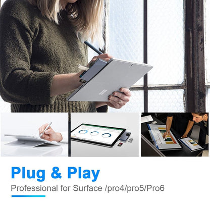 6-In-1 Usb 3.0 Hub With Lan 4K Hdmi Sd And Tf Adapter