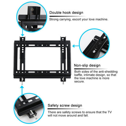 Universal 1.5mm Tv Wall Mount Bracket for 32-70 Inch Lcd Screens