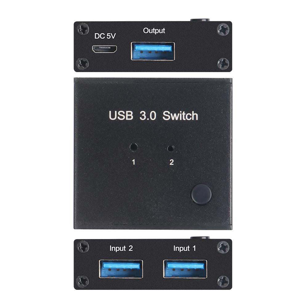 2-Port Usb 3.0 Switch 2 In 1 Out
