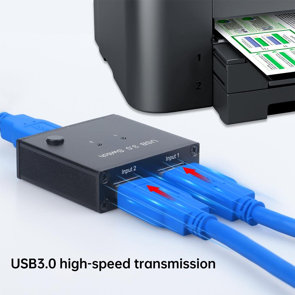 2-Port Usb 3.0 Switch 2 In 1 Out