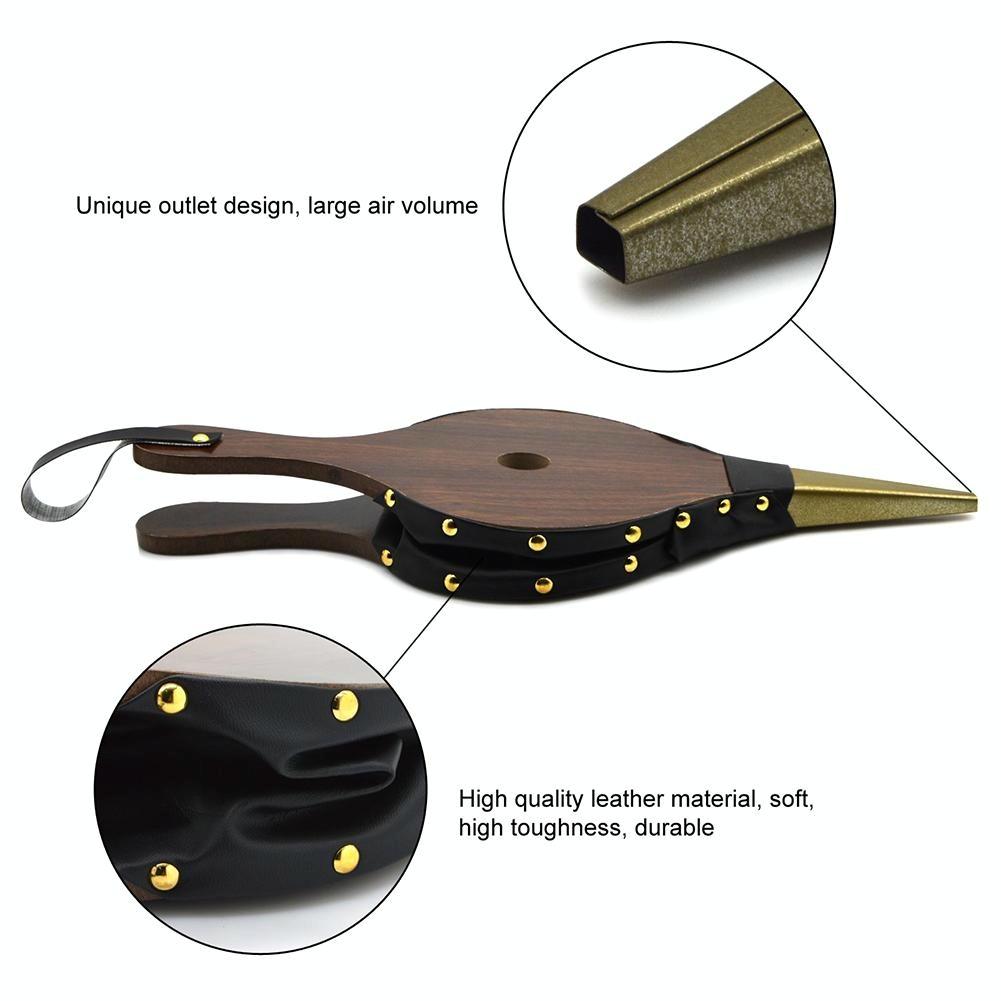 Vintage Wooden Fireplace Blower for Traditional Cooker - Diy Accessories