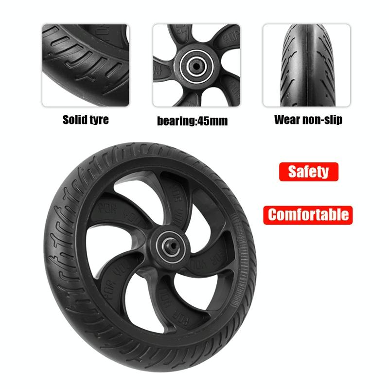 Kugoo S1 / S2 / S3 Front Wheel Accessory - 8 Inch Black