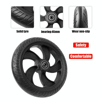 Kugoo S1 / S2 / S3 Front Wheel Accessory - 8 Inch Black