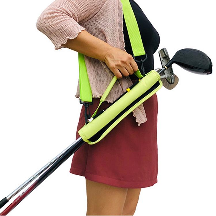 Portable Golf Bag for Cues - Handbag - Yellow