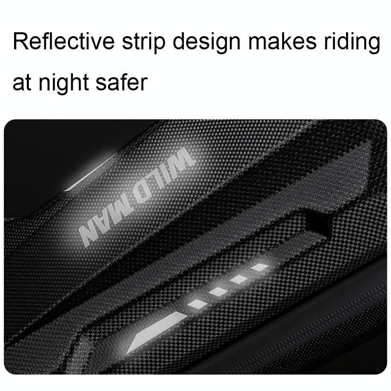 Convenient Folding Bike Front Bag - Durable Eva Shell - Quick Release - Gd9X 2L