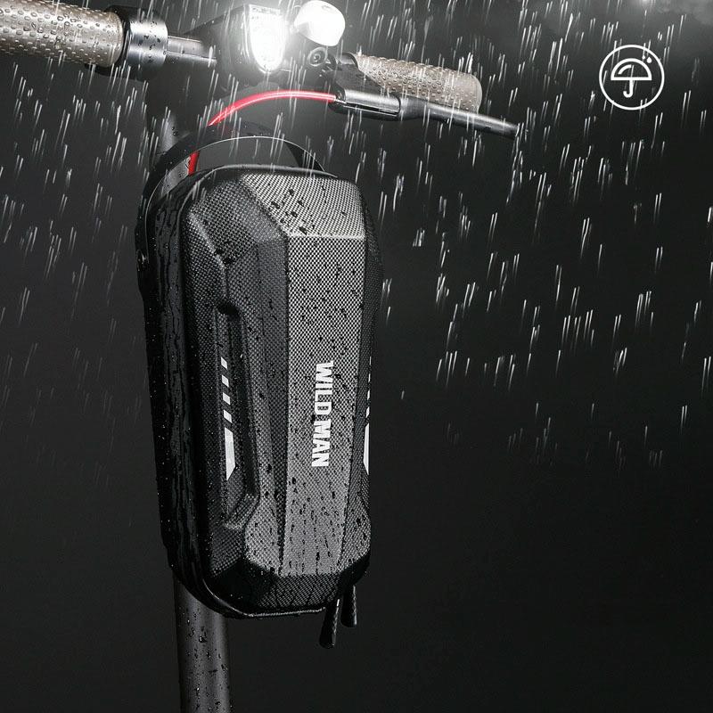 Convenient Folding Bike Front Bag - Durable Eva Shell - Quick Release - Gd9X 2L