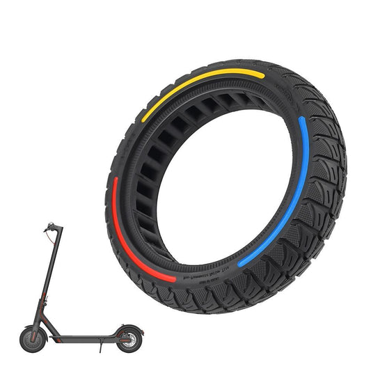 Colourful 8.5 x 2 Inch Honeycomb Tires for Xiaomi M365 / Pro / Pro 2 / 1s / Lite - Off-road Flick - Tricolor