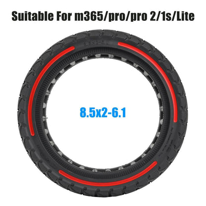 Colourful 8.5 x 2 Inch Honeycomb Tires for Xiaomi M365 / Pro / Pro 2 / 1s / Lite - Off-road Flick - Tricolor