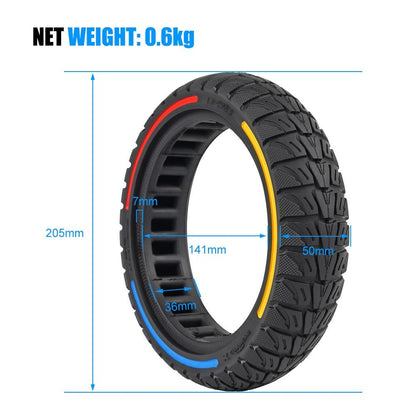 Colourful 8.5 x 2 Inch Honeycomb Tires for Xiaomi M365 / Pro / Pro 2 / 1s / Lite - Off-road Flick - Tricolor