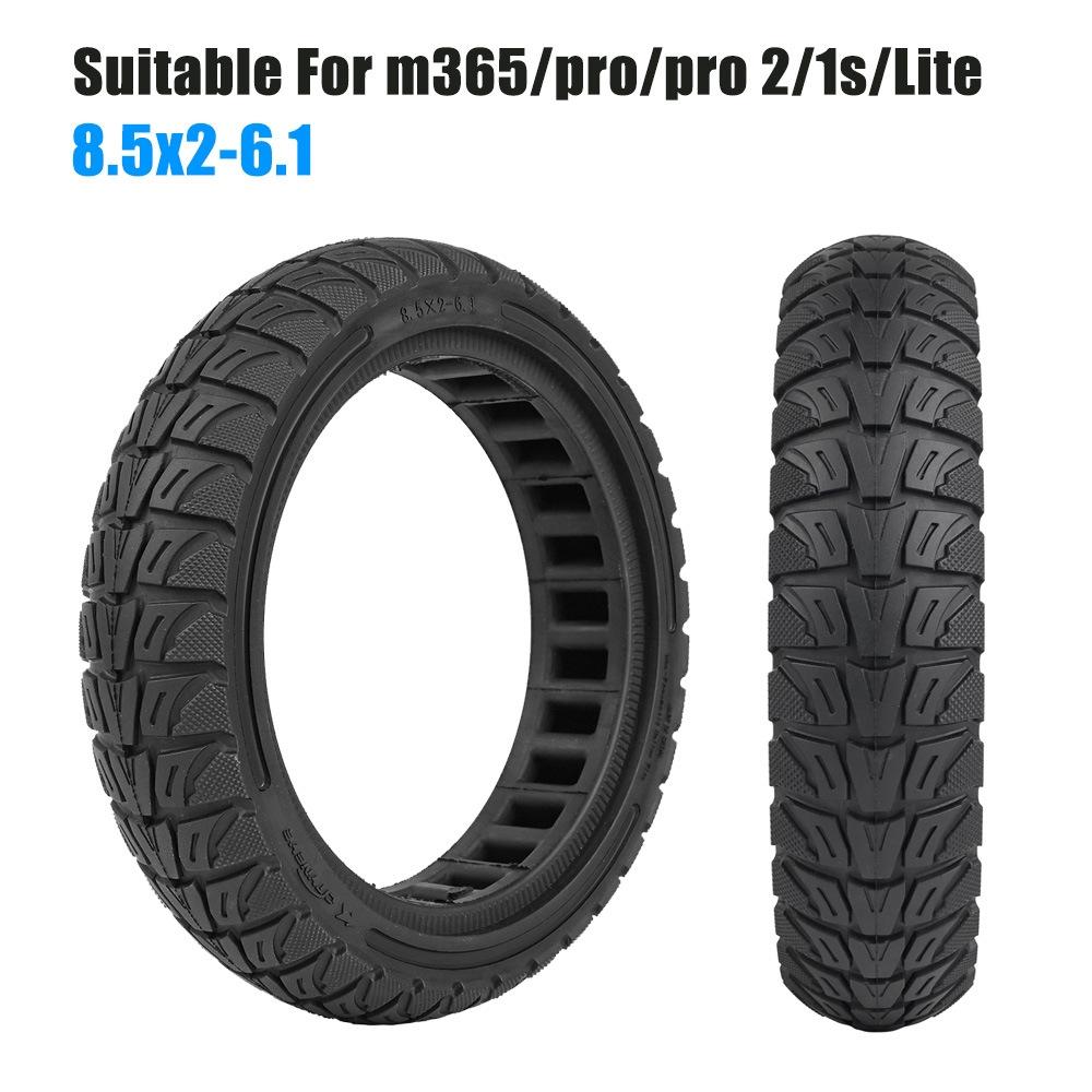 Colourful 8.5 x 2 Inch Honeycomb Tires for Xiaomi M365 / Pro / Pro 2 / 1s / Lite - Off-road Flick - Tricolor